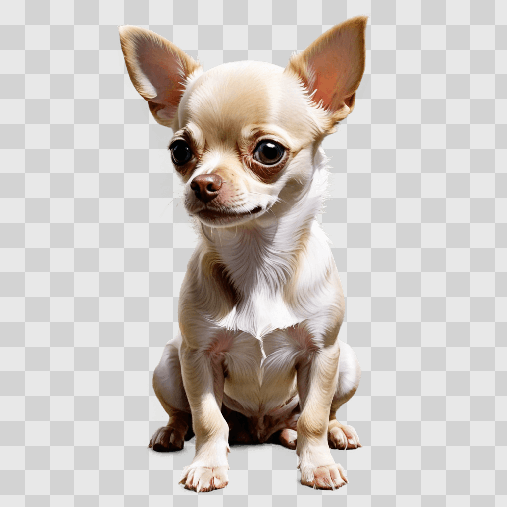 apple head chihuahua puppy A Chihuahua dog is looking at the camera