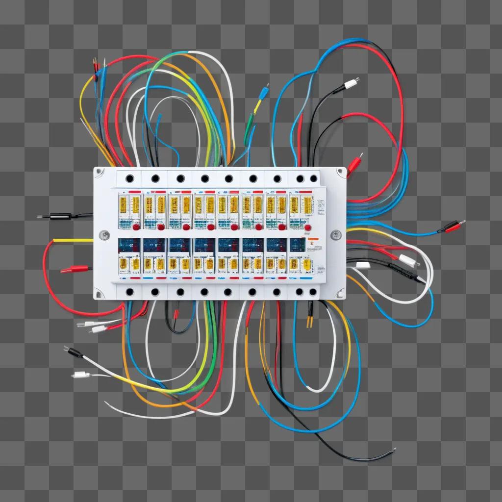 array of wires surround a power strip