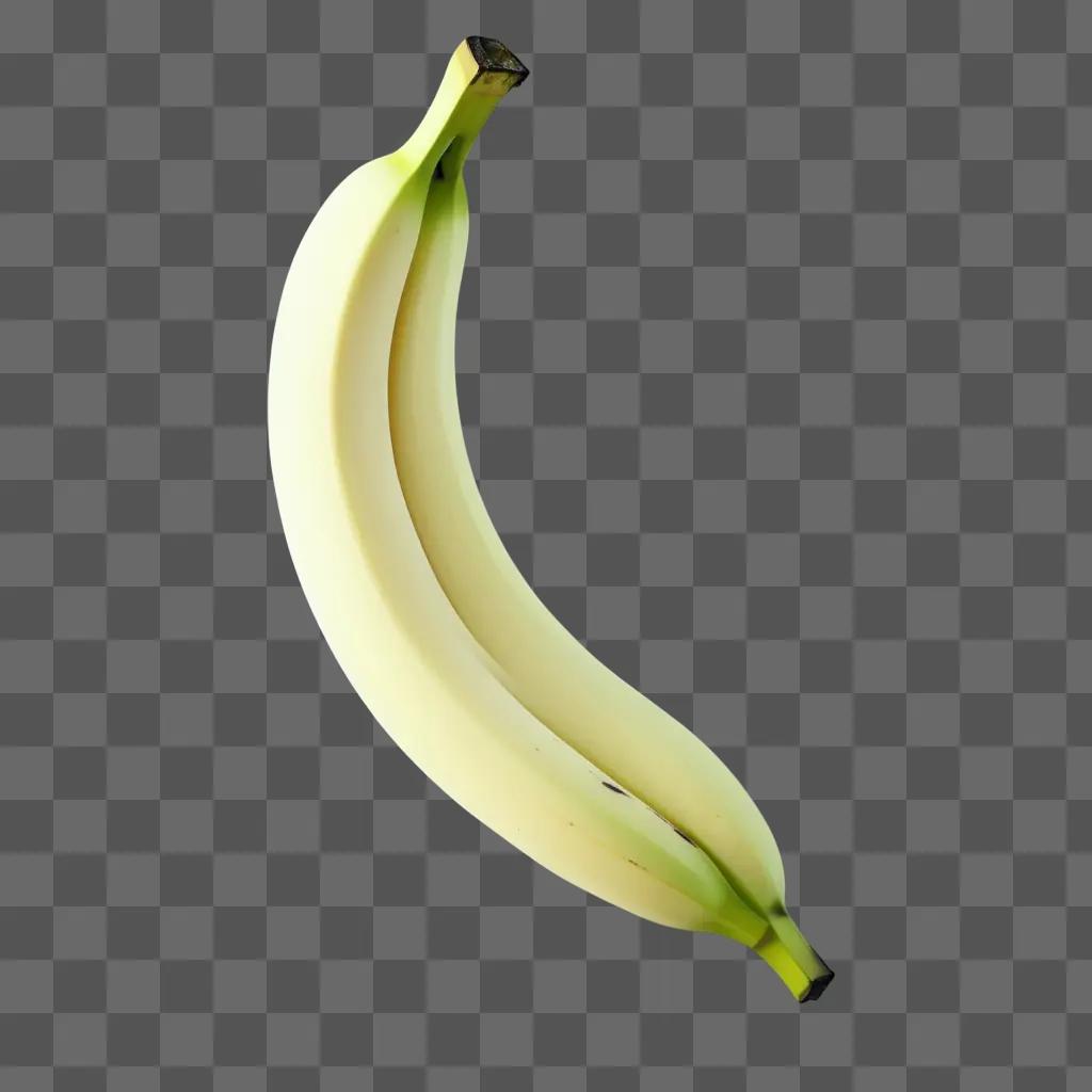 banana silhouette on a light background