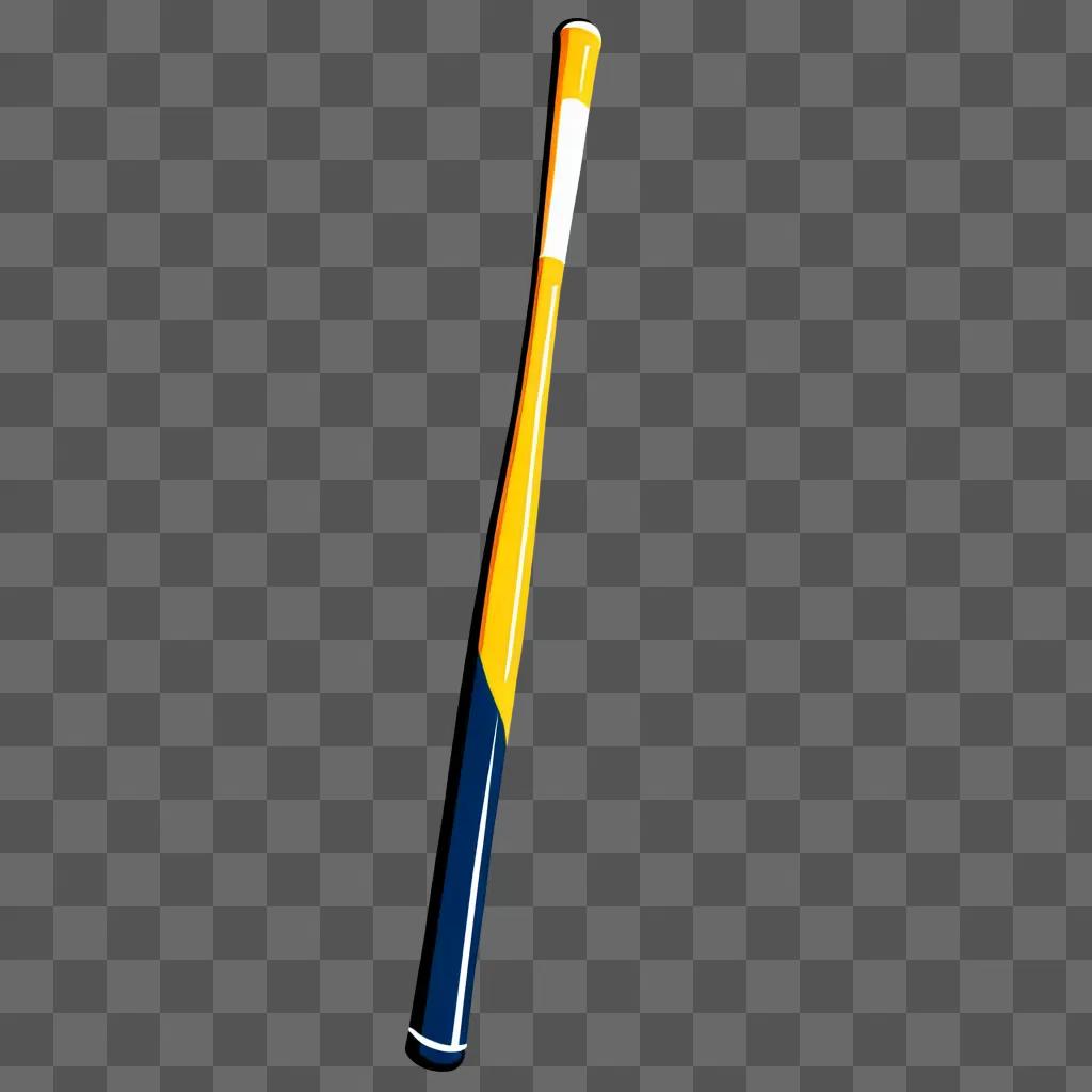 baseball bat is on a green background