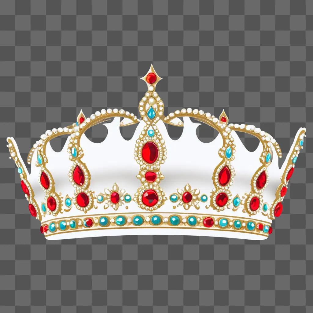 beautiful crown drawing is a piece of art