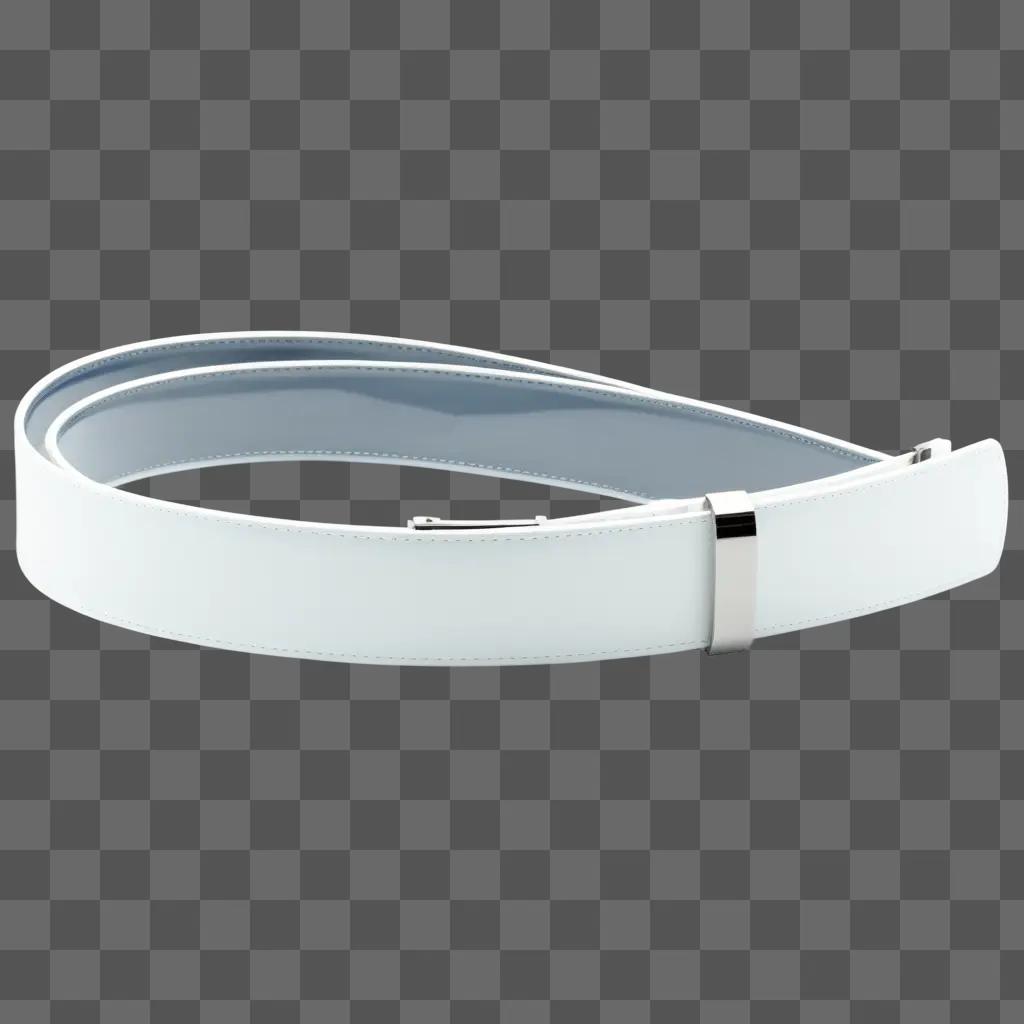 belt in a transparent color on a light background