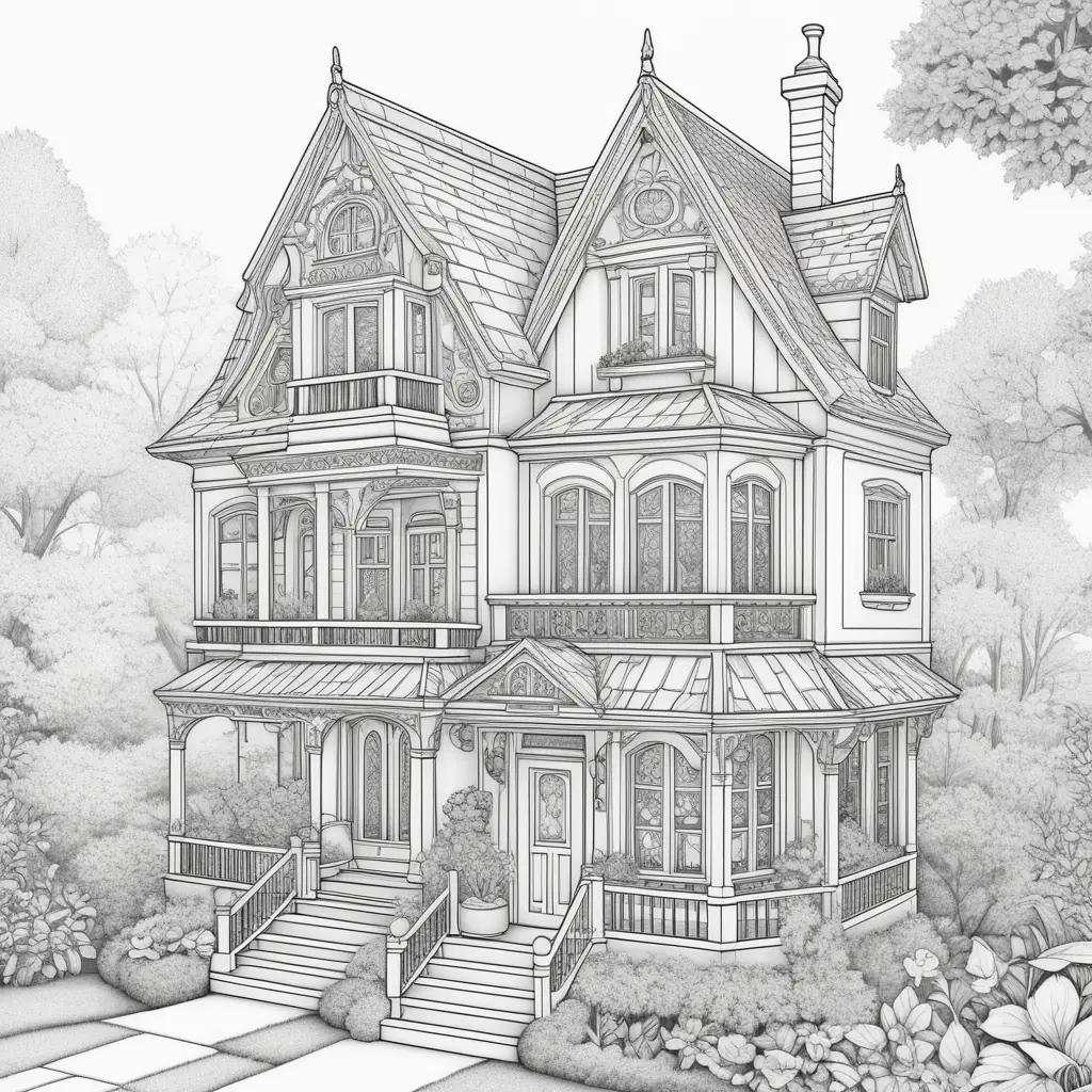 black and white drawing of a gabby dollhouse coloring page