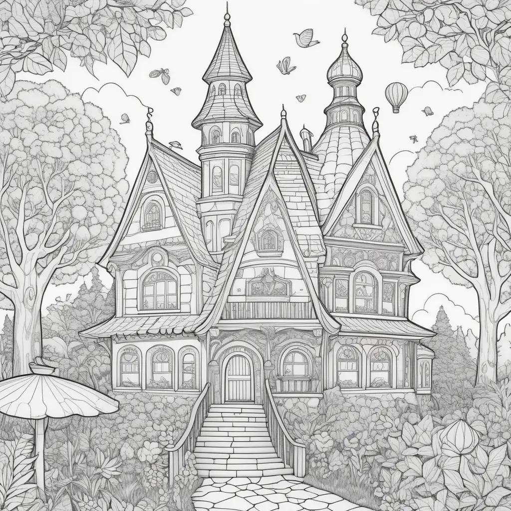 black and white drawing of a pre-kindergarten coloring page