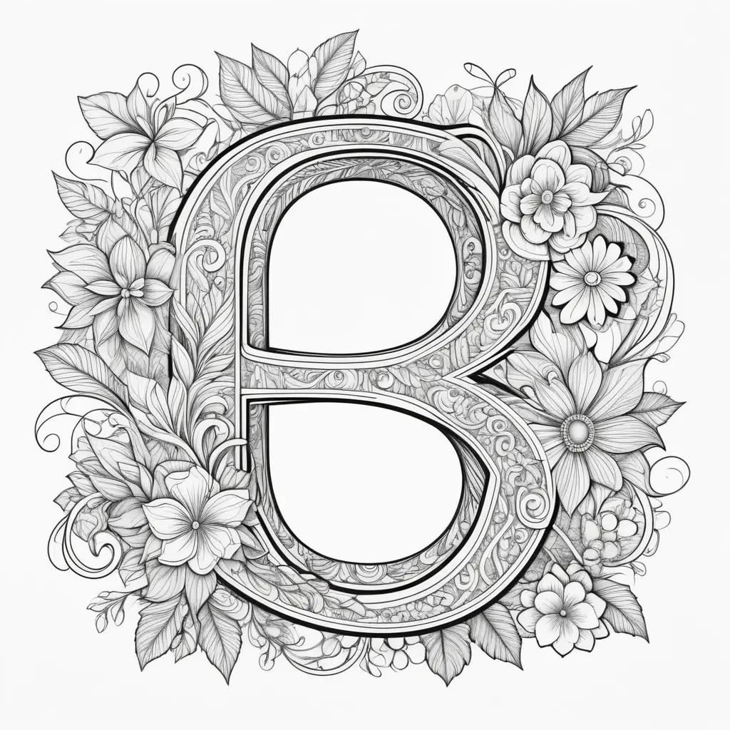 black and white letter S in a decorative frame