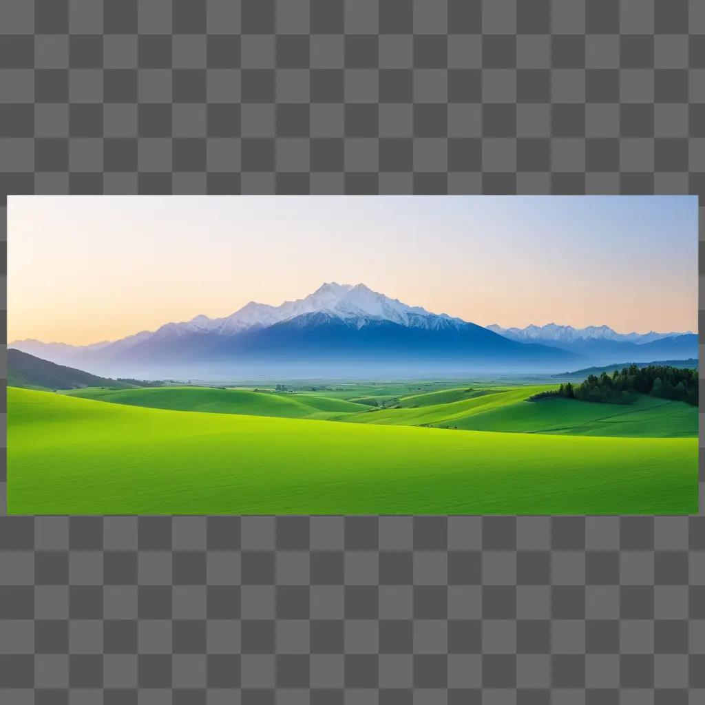 blank image of a landscape with mountains and trees