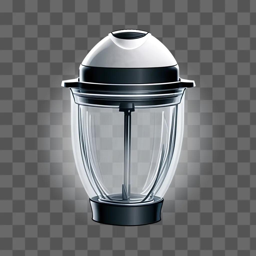 blender with a logo on it