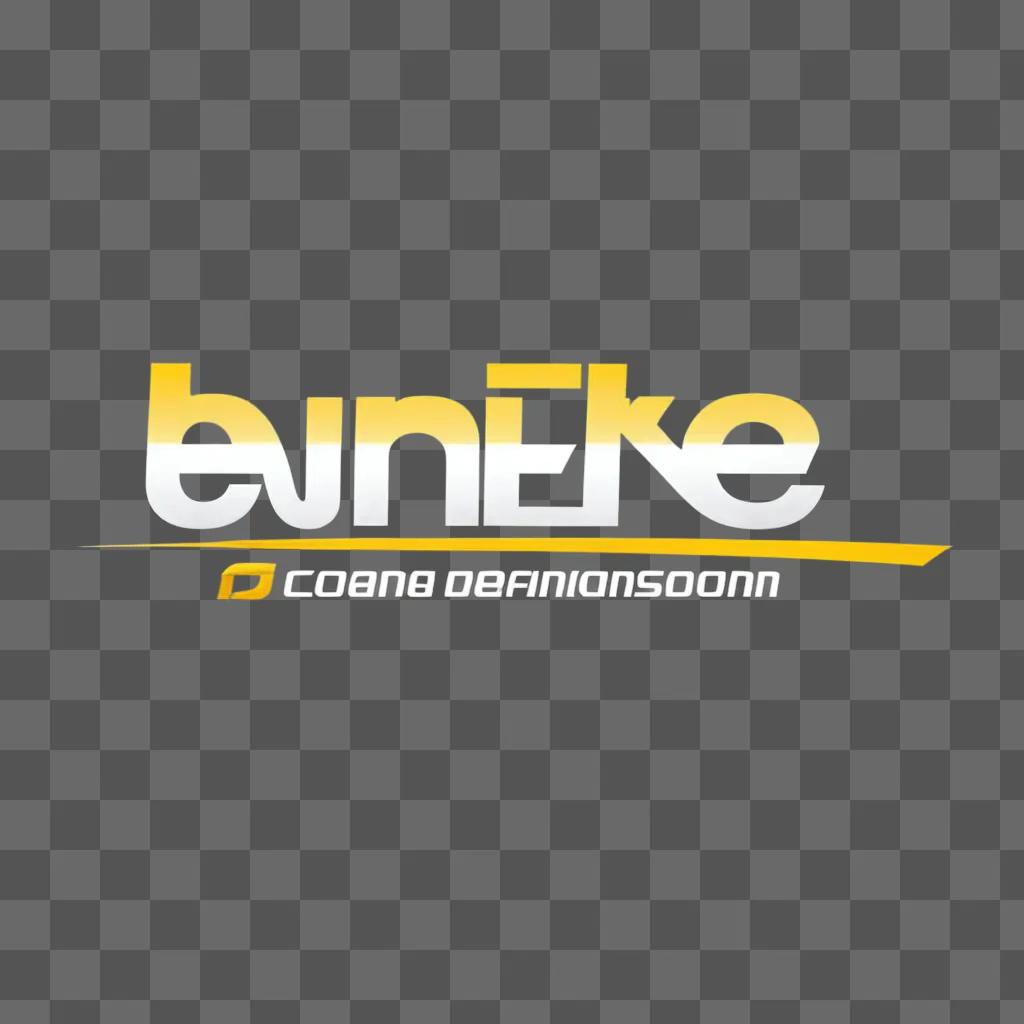 blonde logo with white and yellow color