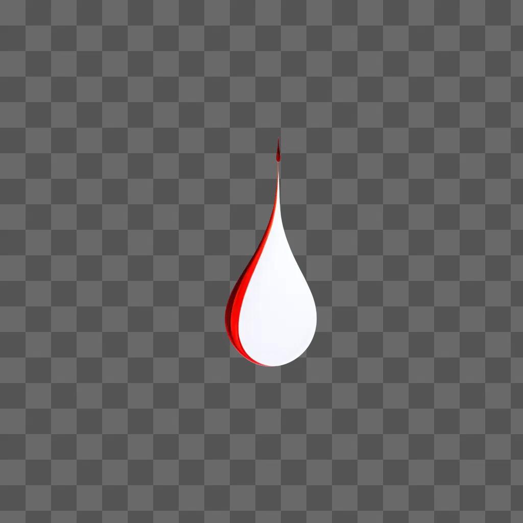 blood droplet on a pink background