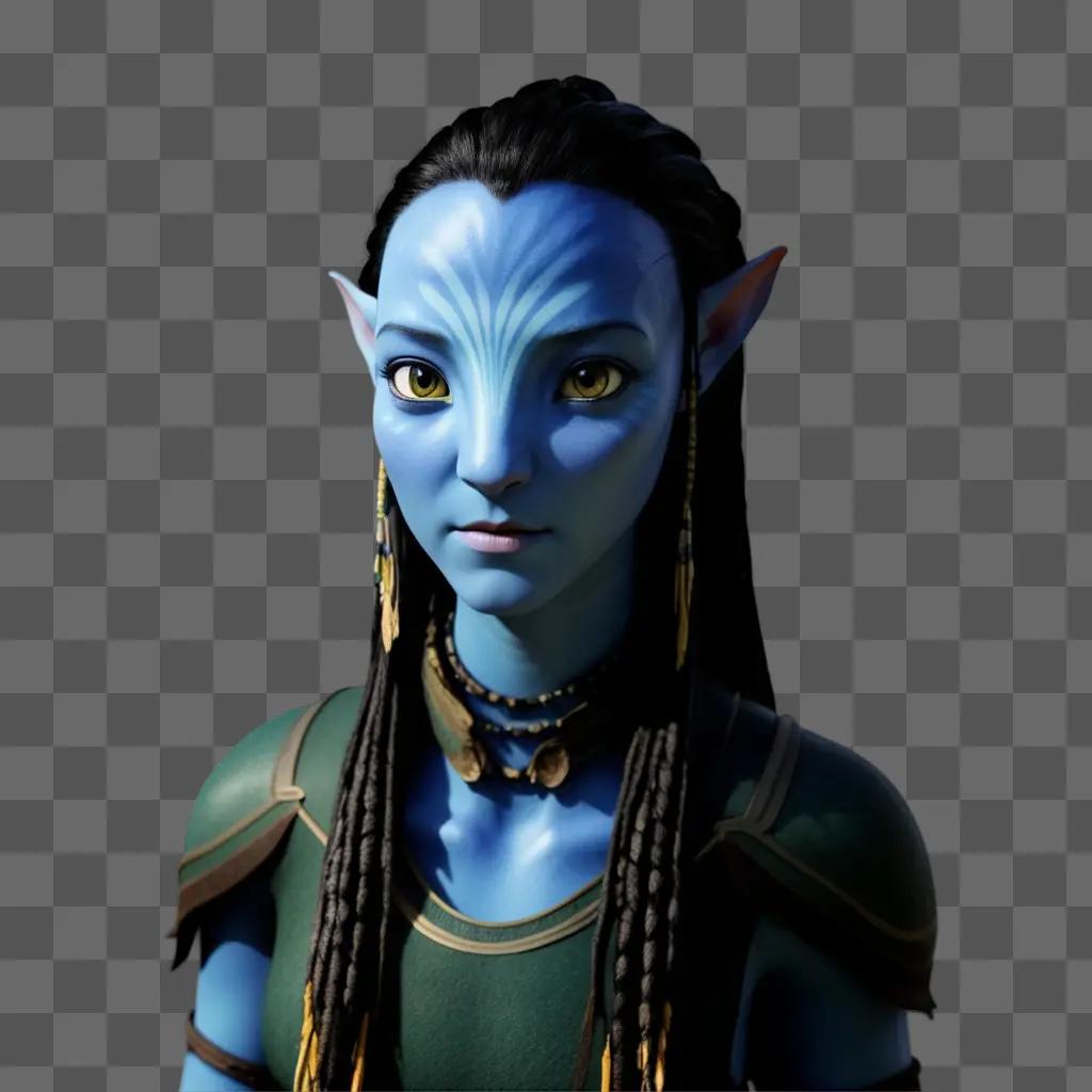 blue alien from the Avatar universe