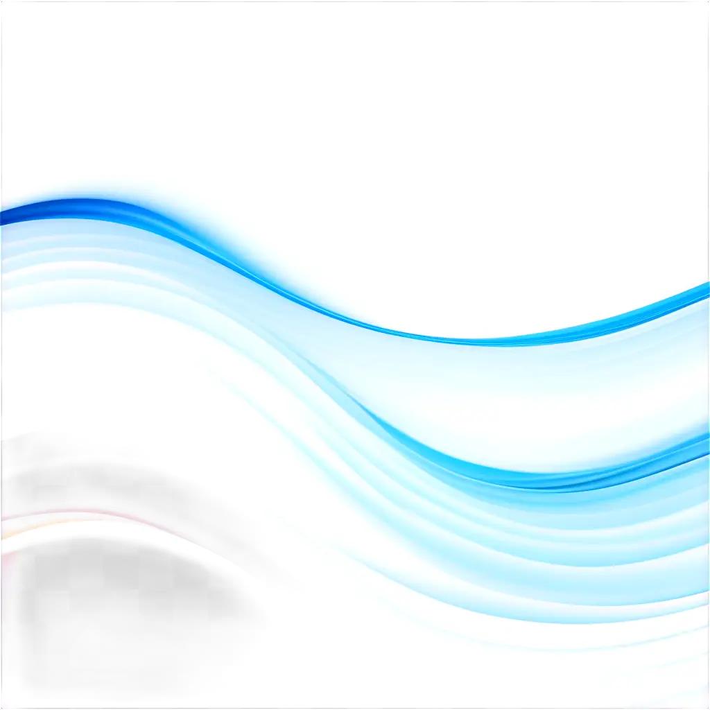 blue wave pattern on a white background