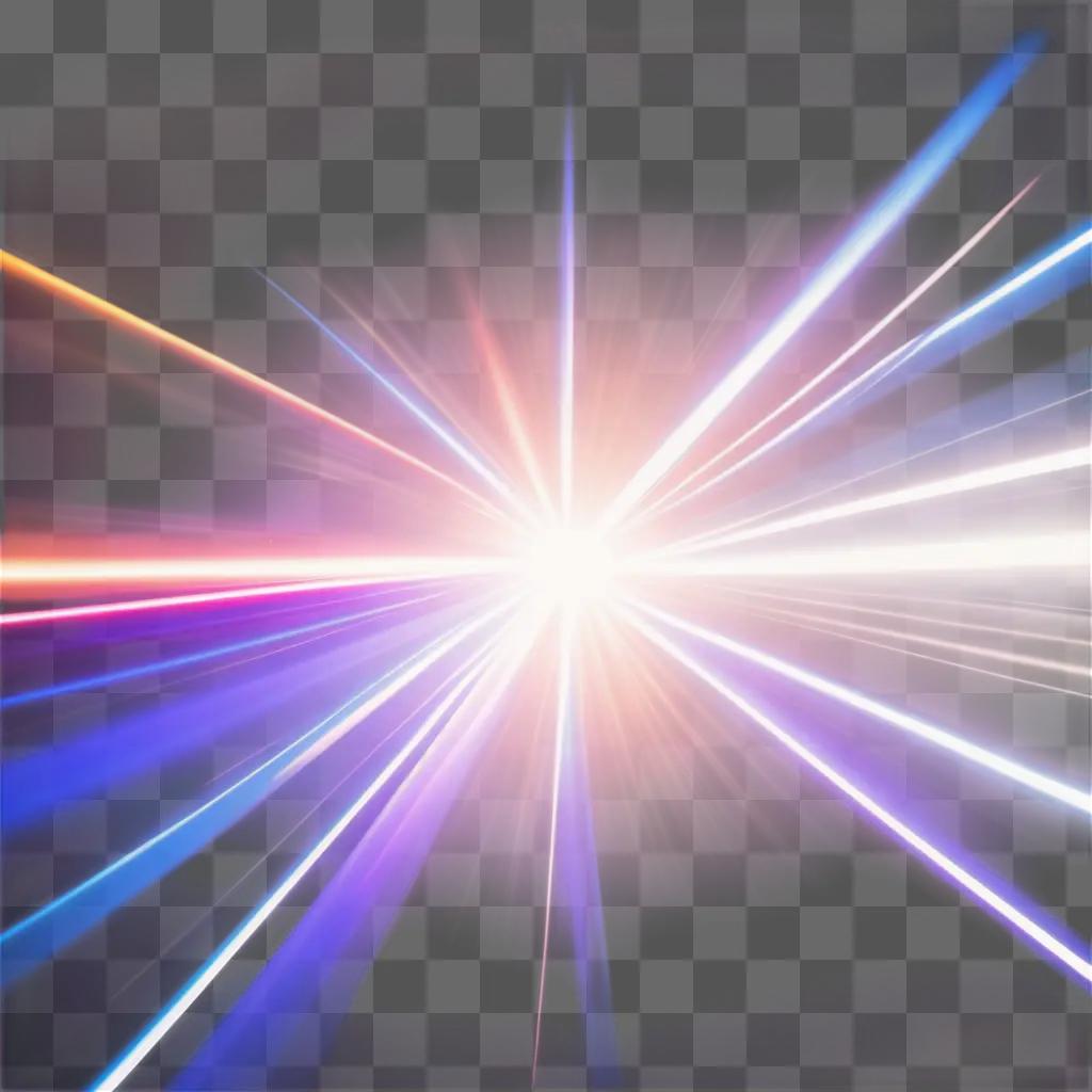 blurry image with a lens flare