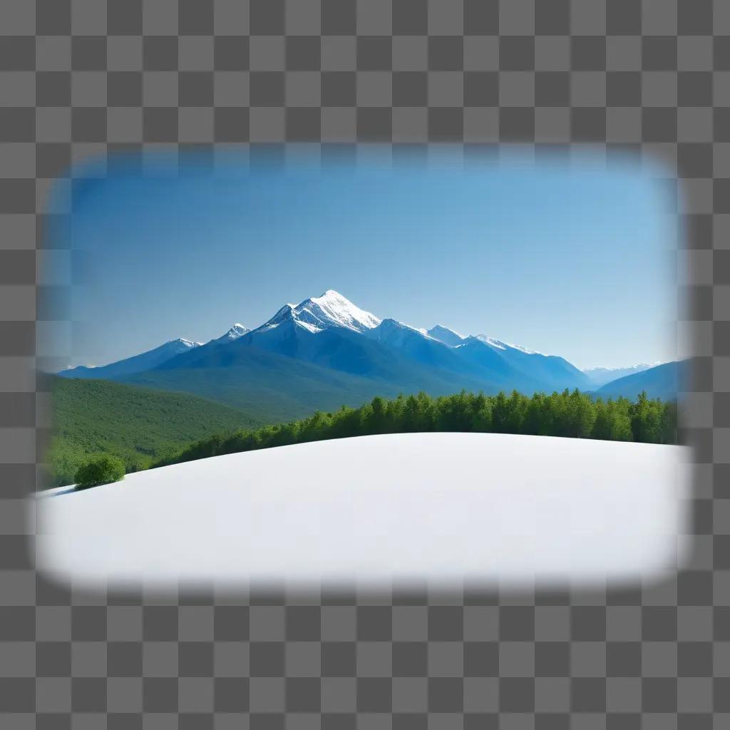 blurry picture of a snowy mountain