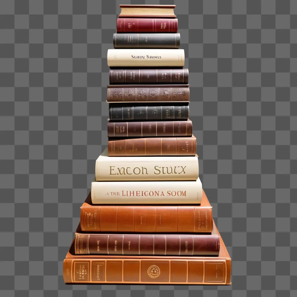 book stack of various sizes and colors