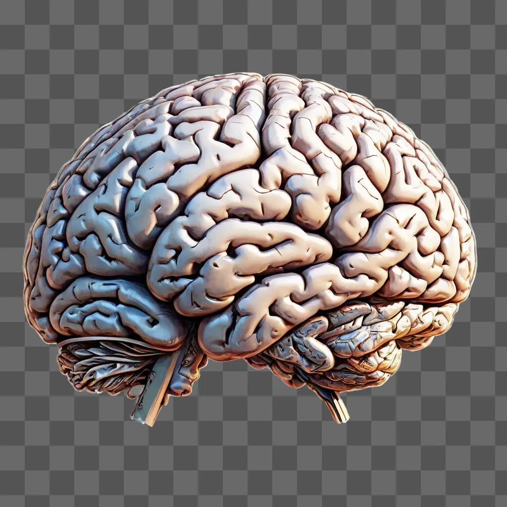 brain sketch A 3D model of a human brain