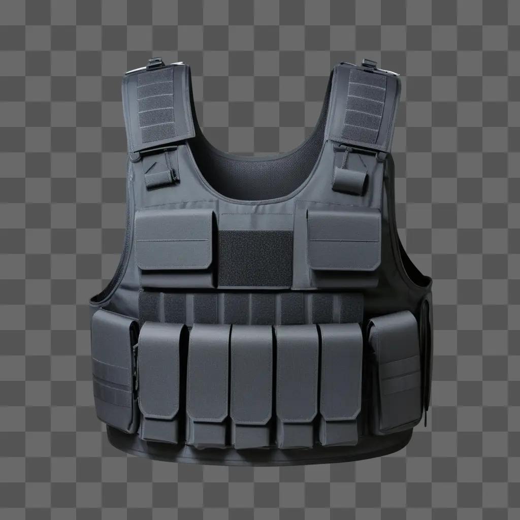 bulletproof vest with multiple pouches and compartments