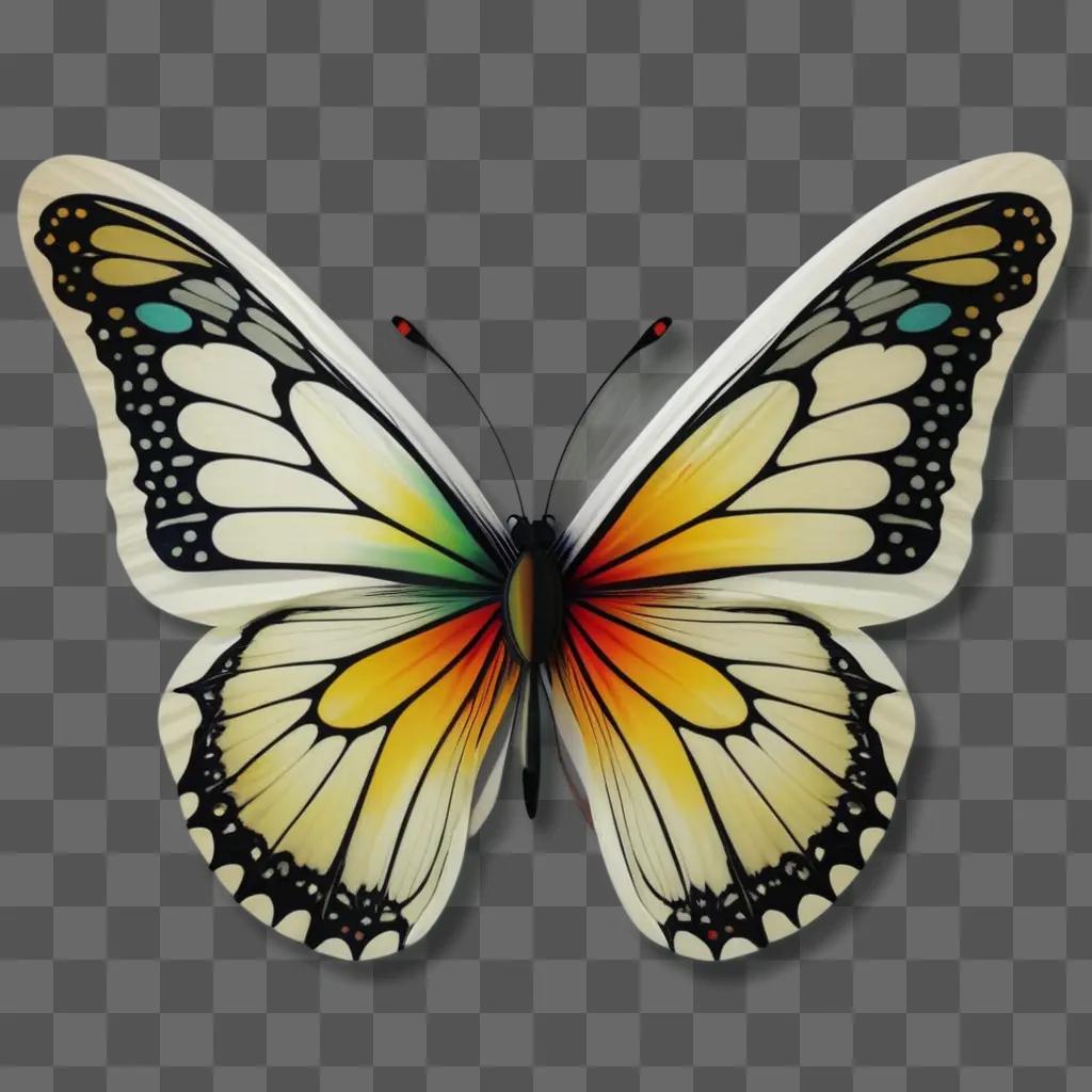 butterfly design is shown in the image