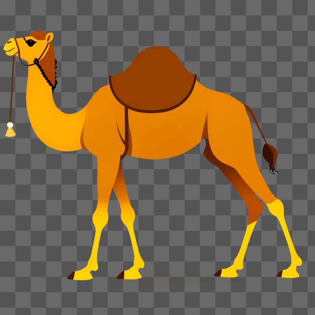 camel clipart illustration of a camel