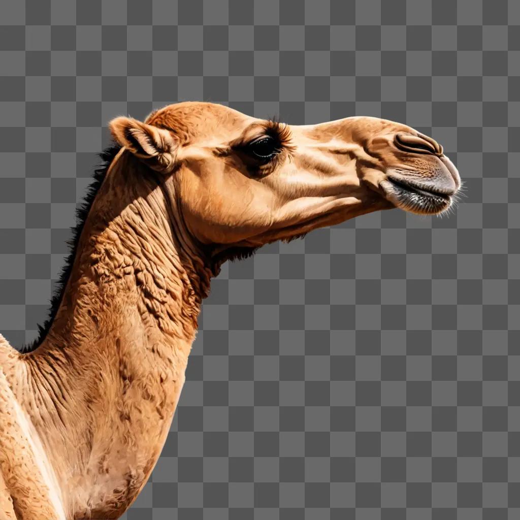 camel drawing realistic A camel gazes off into the distance