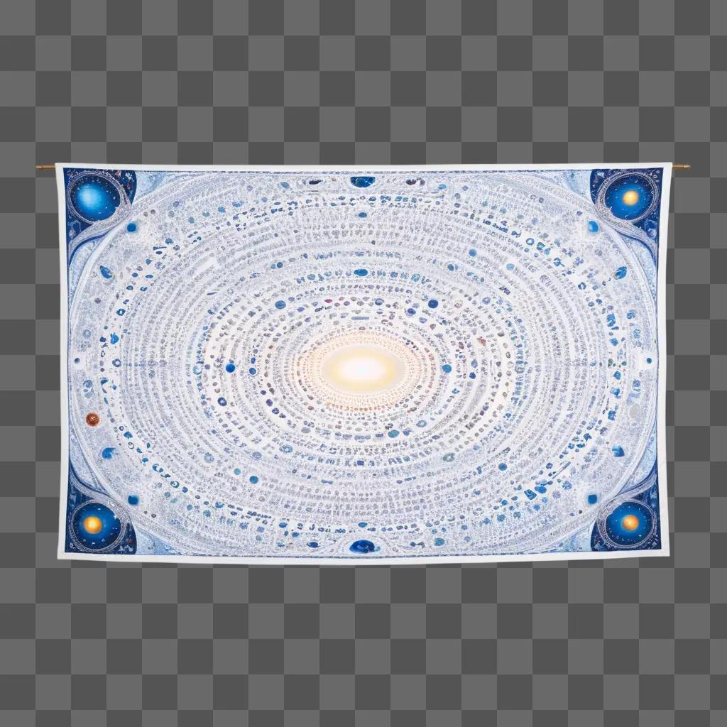 celestial map of the universe