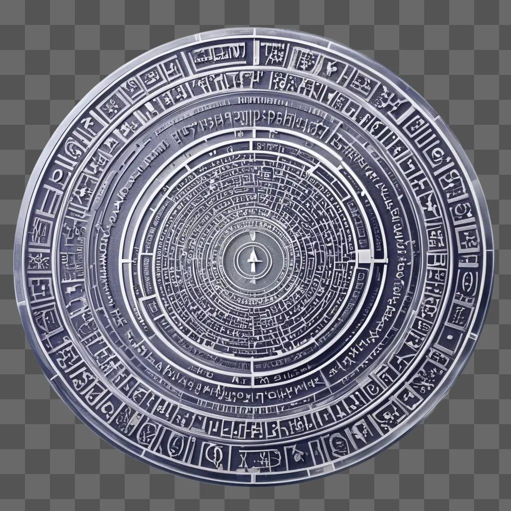 circle of cryptography symbols