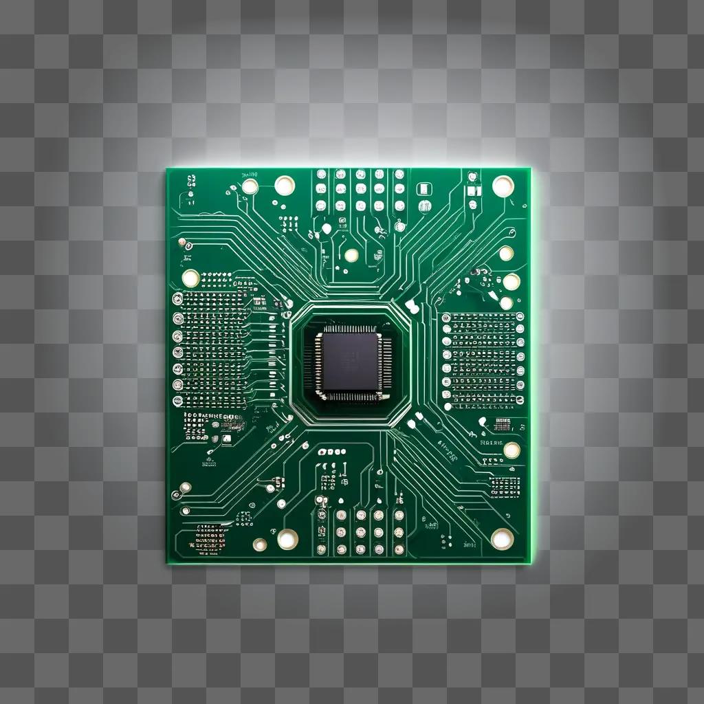 circuit board with no components on it