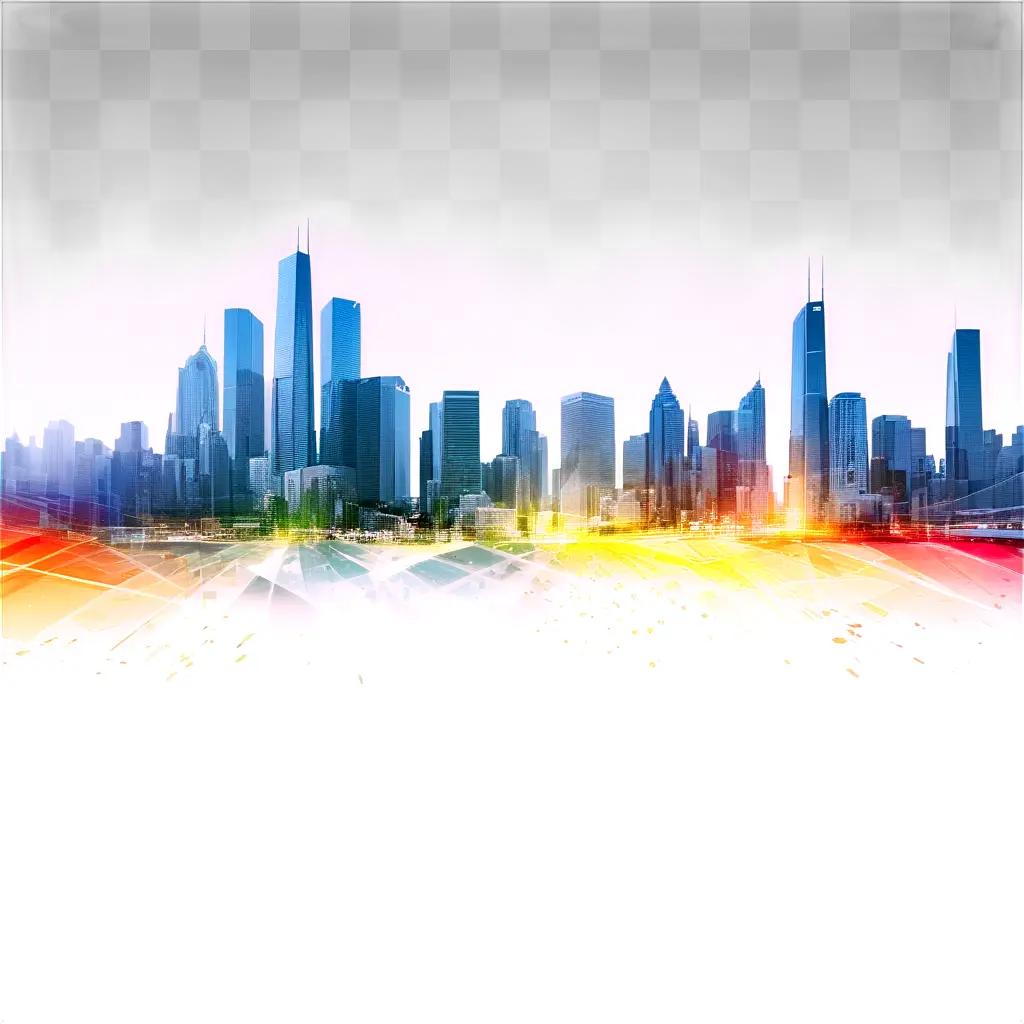 cityscape with free transparents