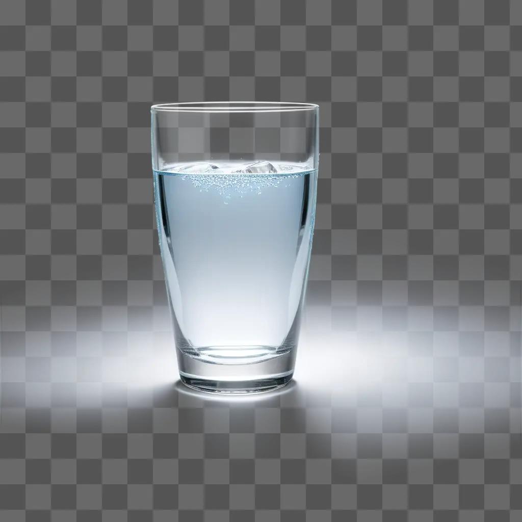 clear glass filled with water