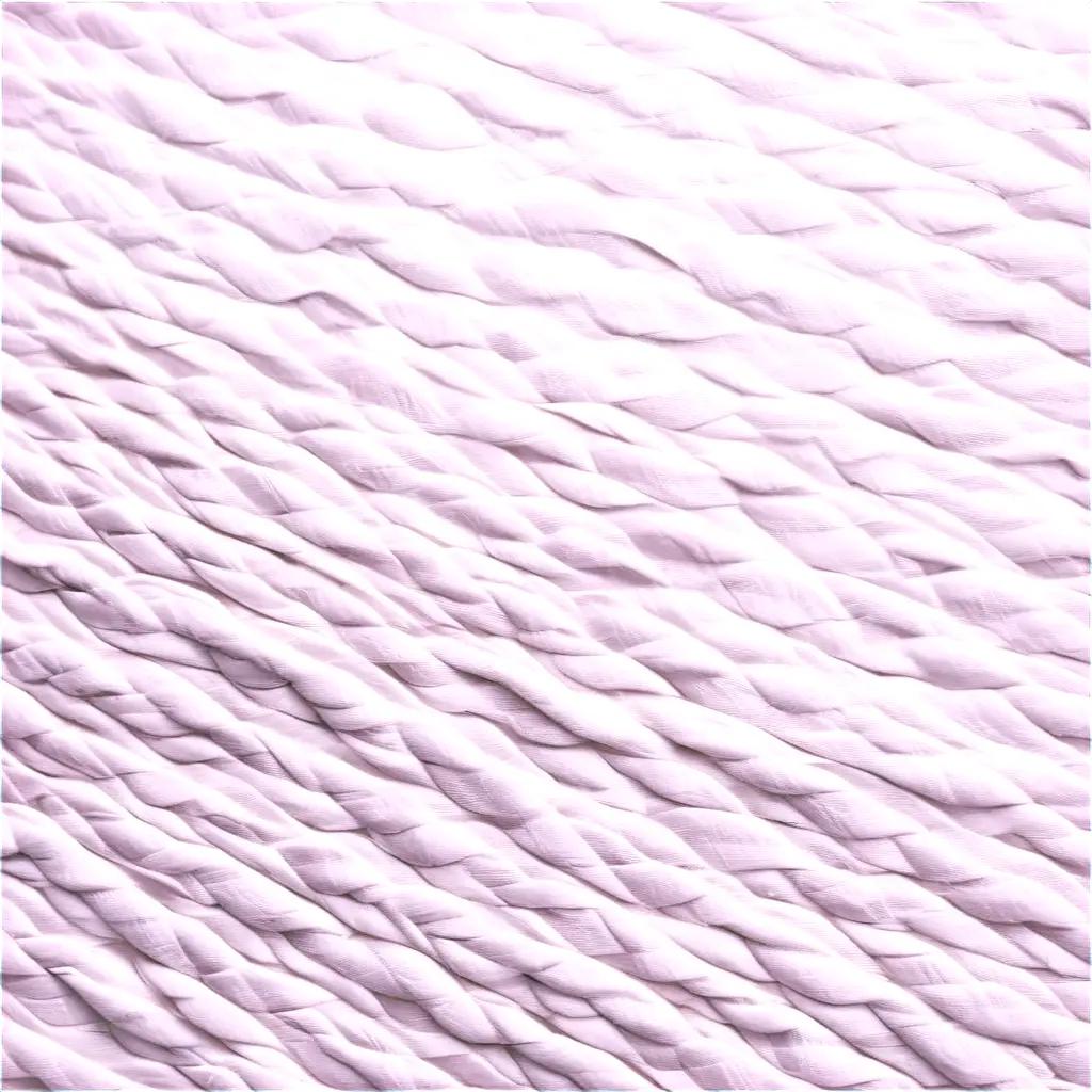 close up of a white textured fabric