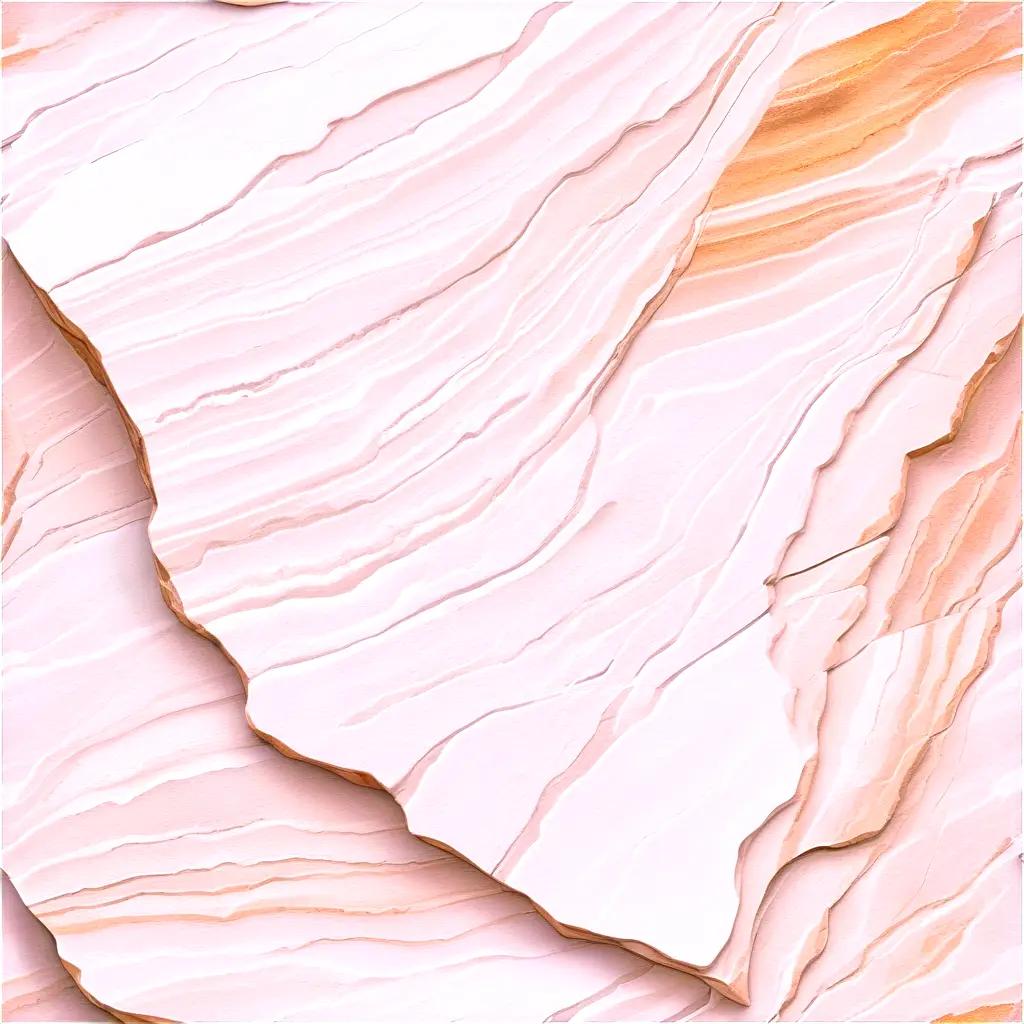 closeup of a sandstone texture with orange and white lines