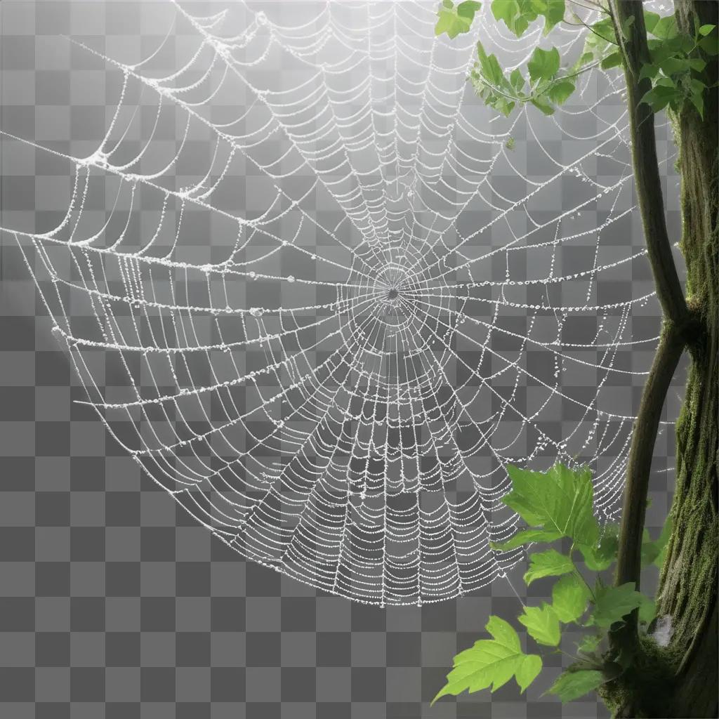 cobweb has a transparent background