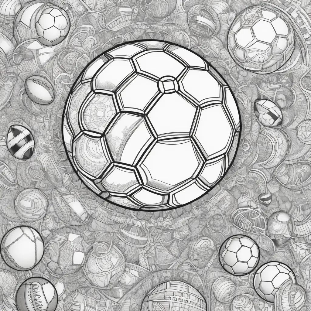 collection of football coloring pages with a variety of designs