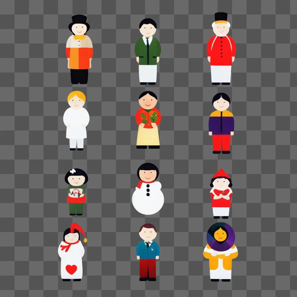 collection of small images of people