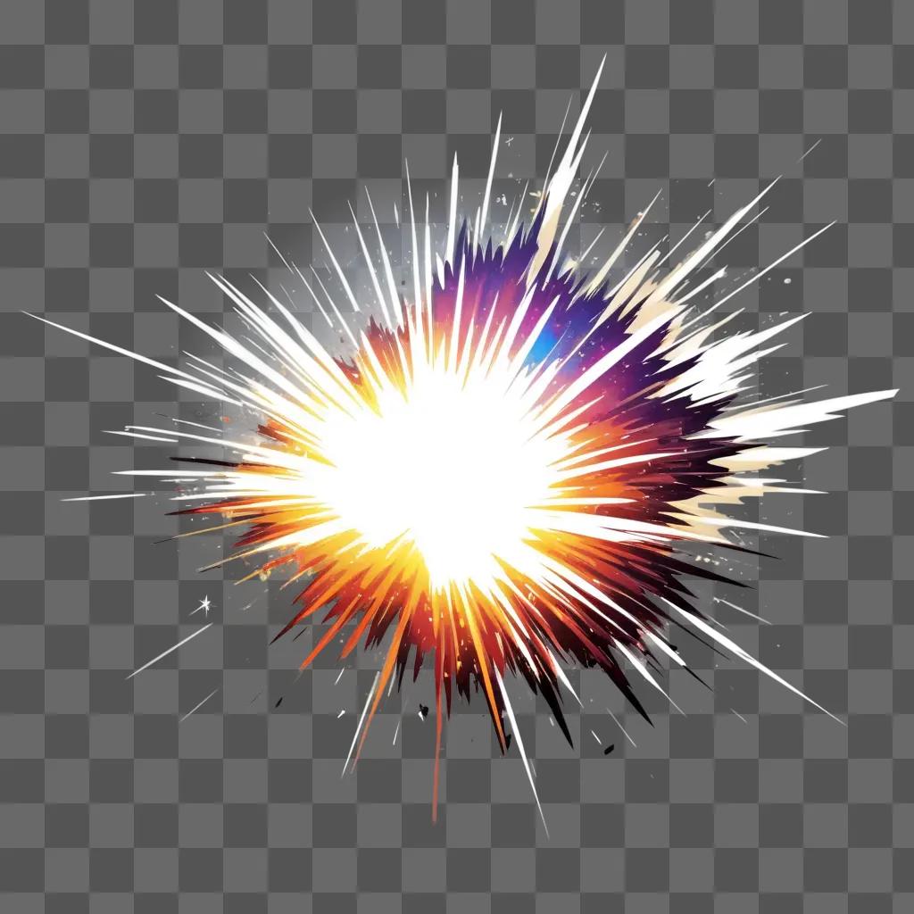 colorful explosion in an abstract background