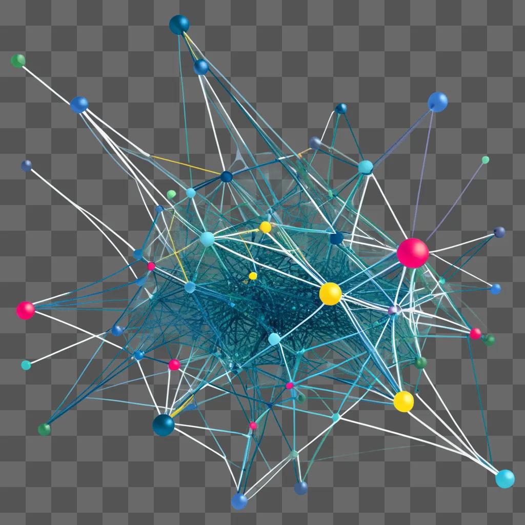 complex network of neurons and connections