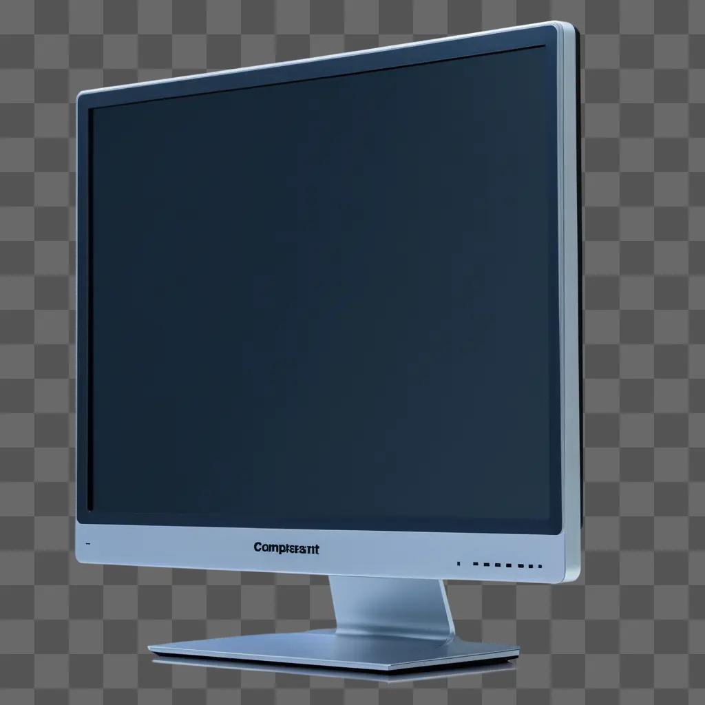 computer monitor with a transparent screen