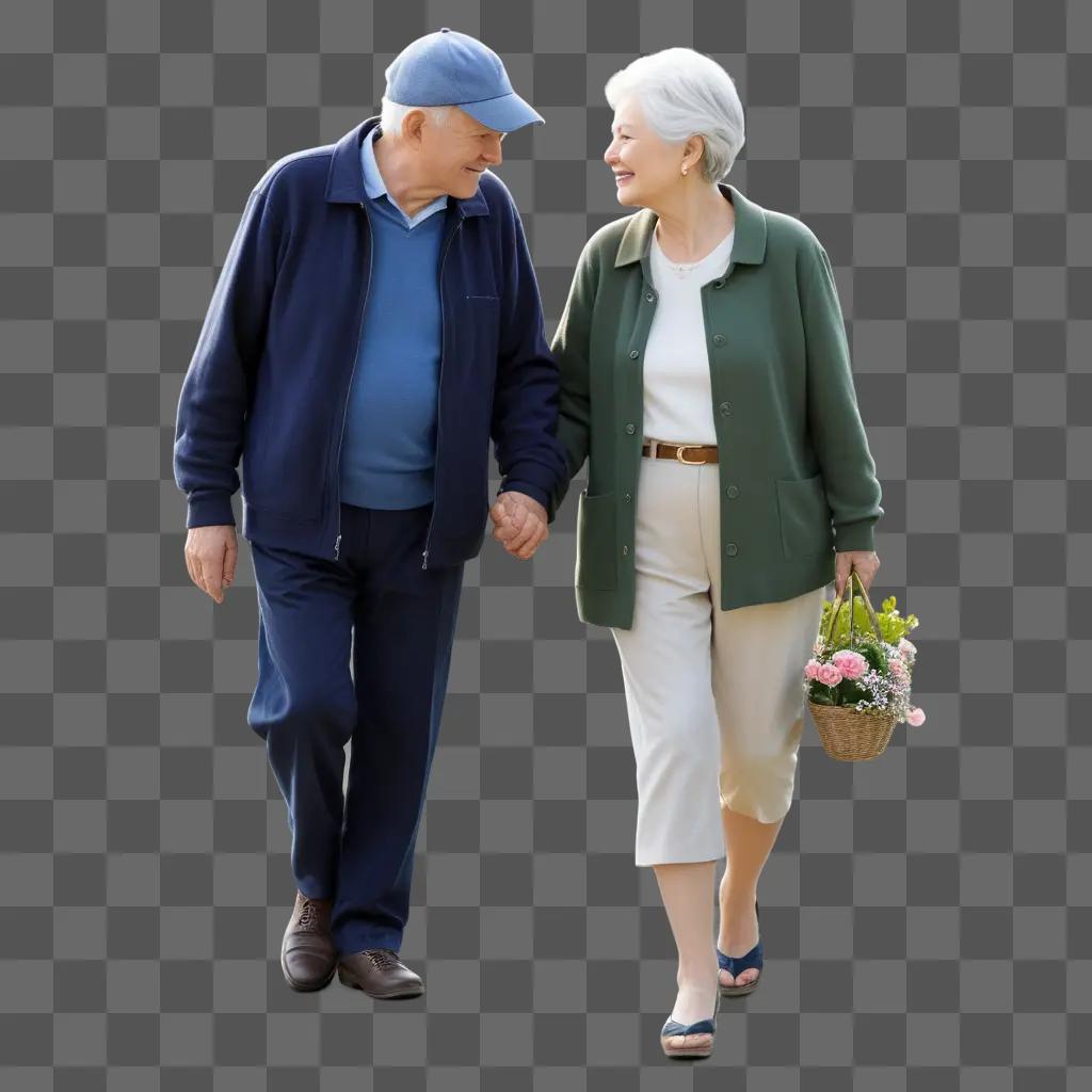 couple shares a moment together as they age