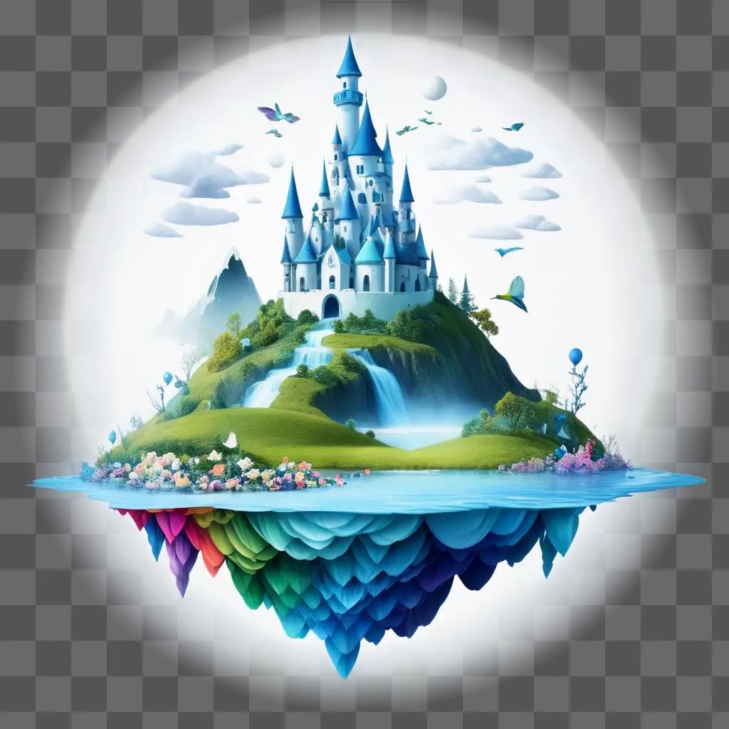 creative image of a fantasy castle