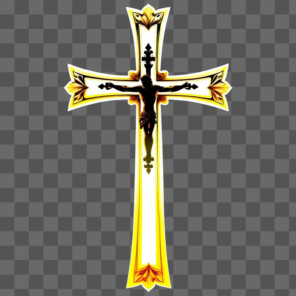 cross with a transparent glow