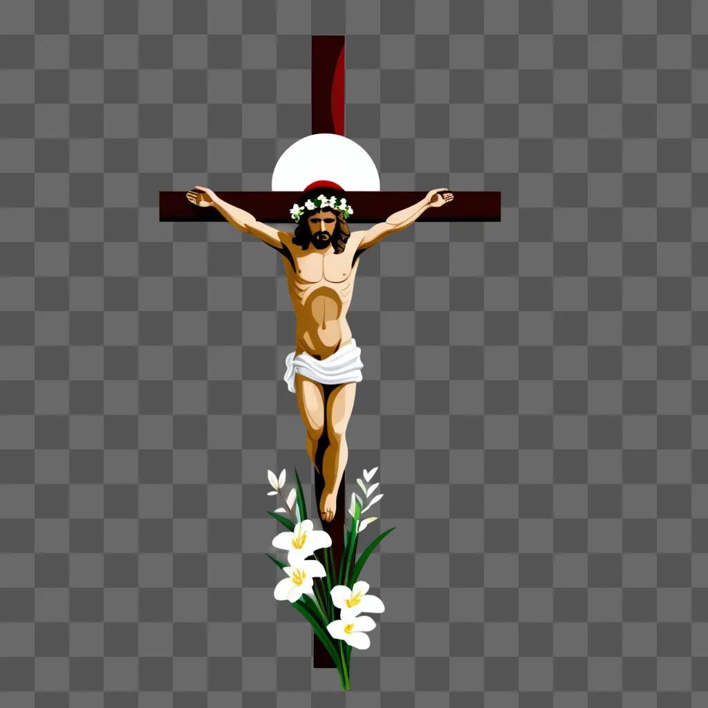 crucifixion on a good friday clipart