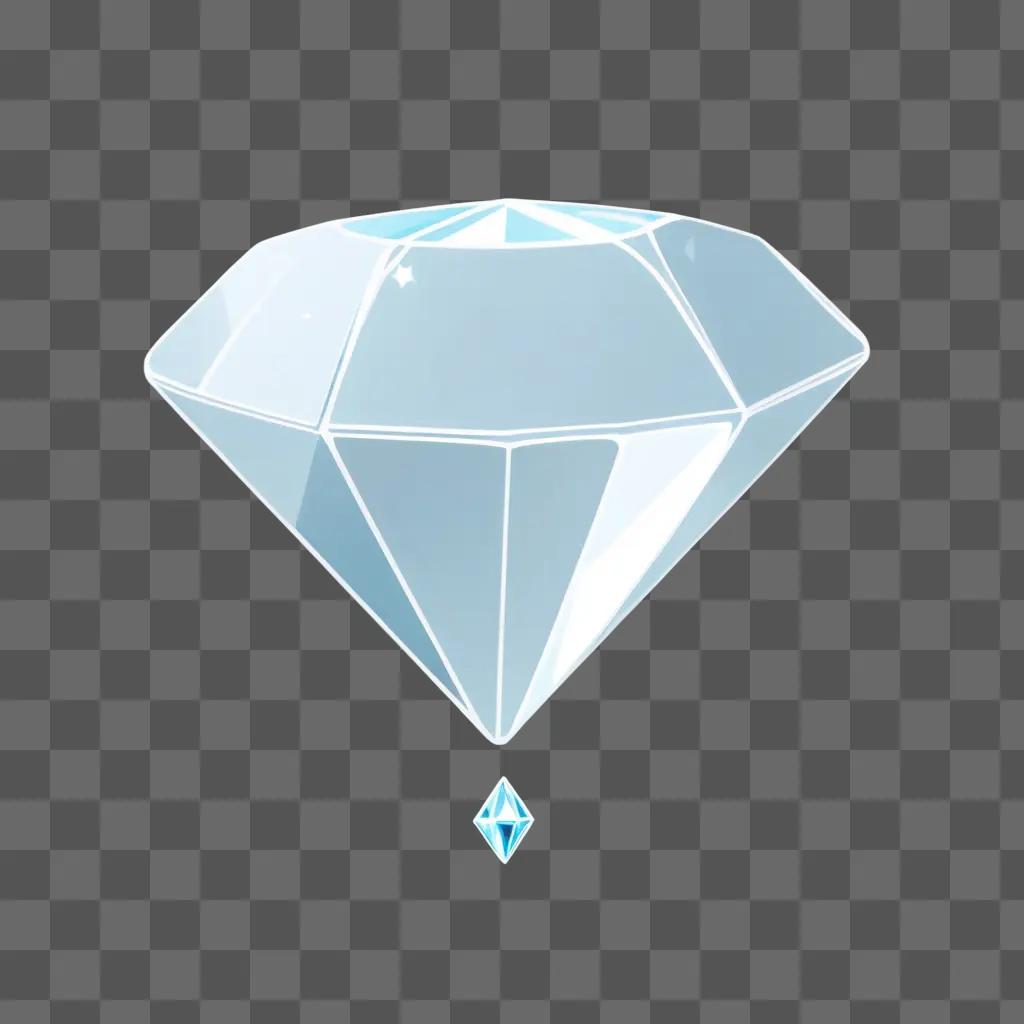 diamond drawing with a cute kawaii touch