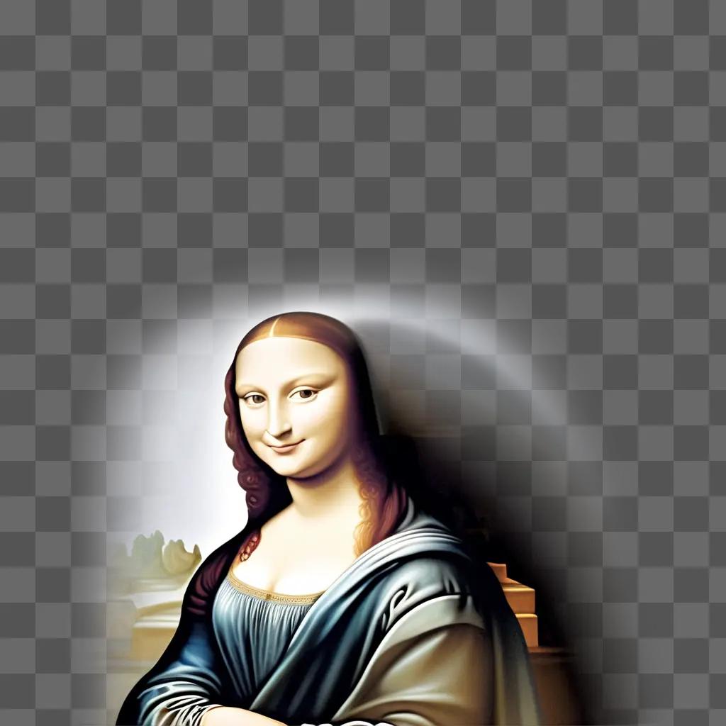 digital painting of the Mona Lisa