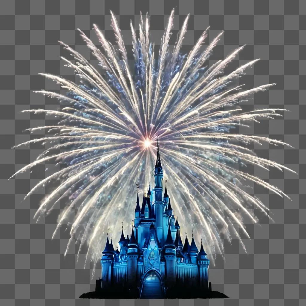 disney fireworks Fireworks illuminate the castle in the sky