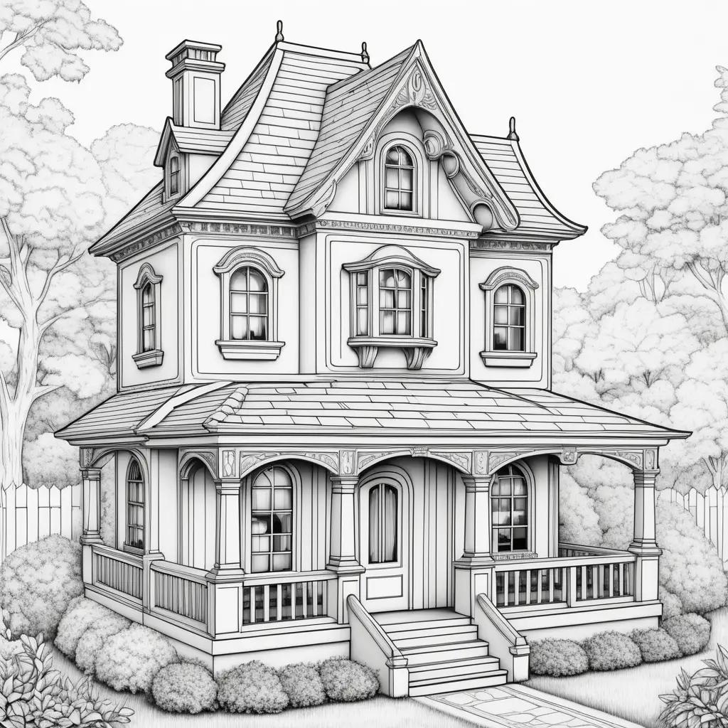 drawing of a gabby dollhouse coloring page