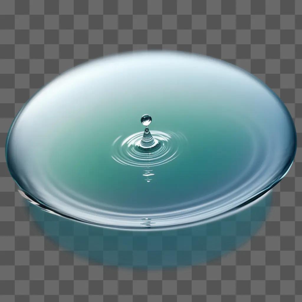 droplet of water in a water drop clipart