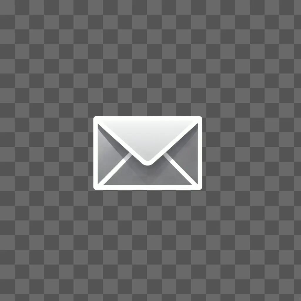 email icon in the shape of an envelope