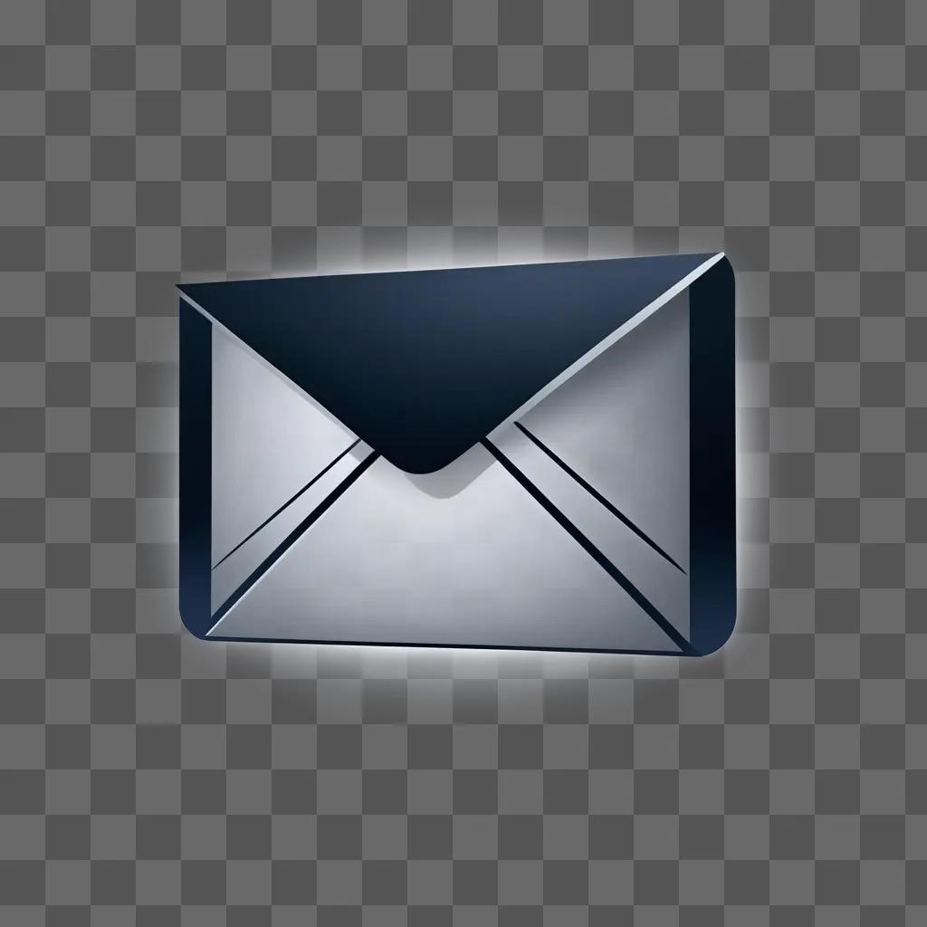 email icon on a dark grey background