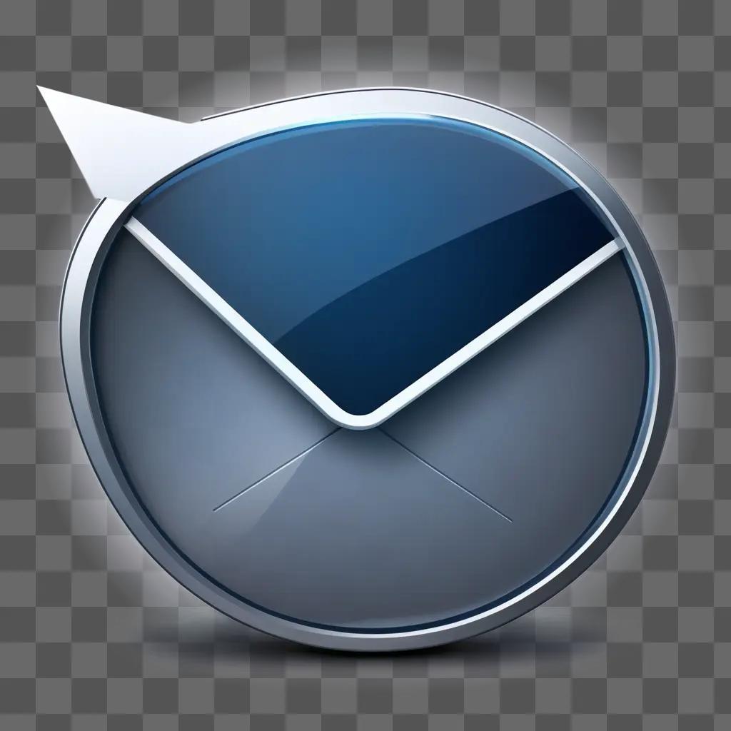 email icon on a gray background