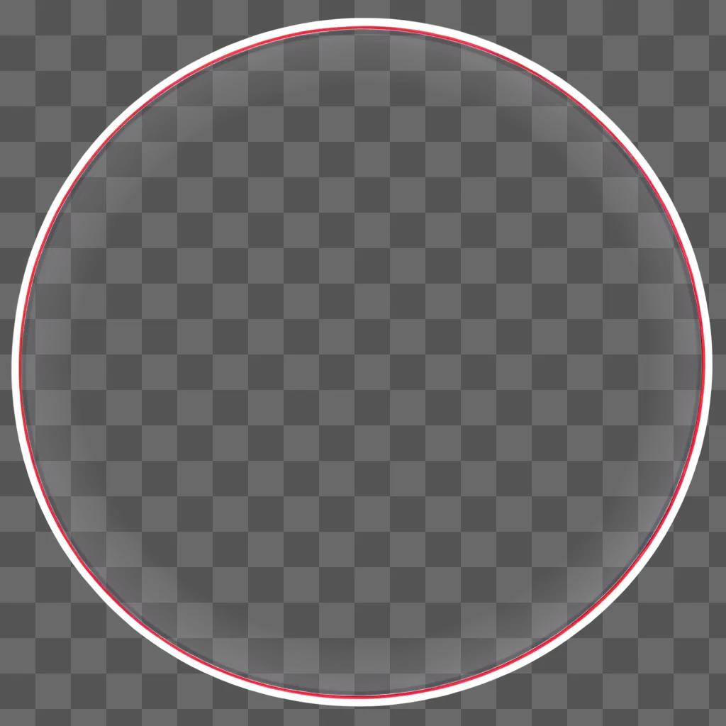 empty circle on a pink background