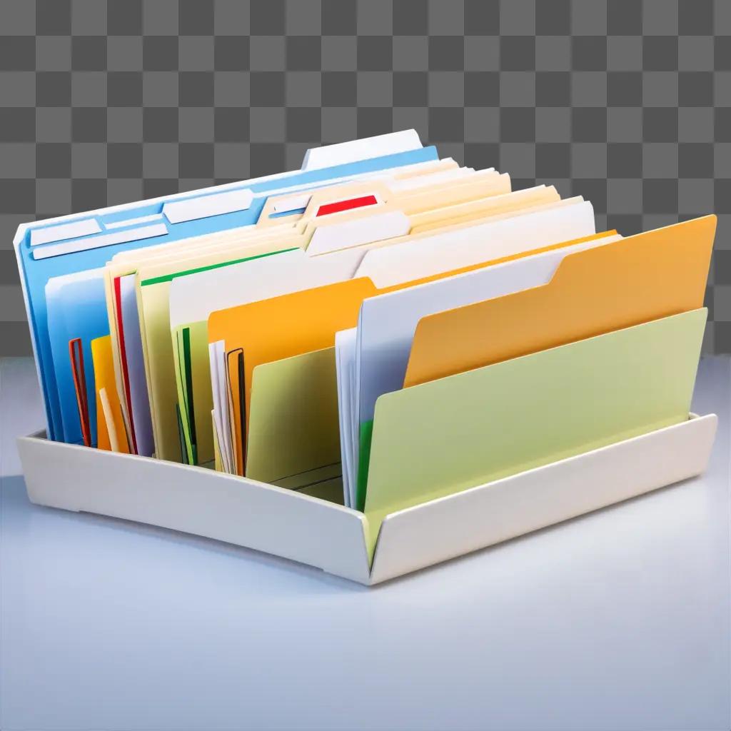 file folder organizer with multiple folders